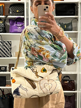 Load image into Gallery viewer, Saint Laurent YSL Ivory Terry Cloth Lou Lou Small Puffer