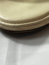 Load image into Gallery viewer, Bottega Veneta Ivory Slip On Block Heel Sandals