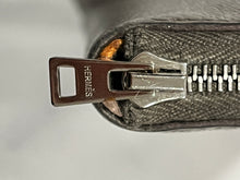 Load image into Gallery viewer, Hermes Silk'In Etoupe Leather Long Wallet