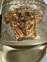 Load image into Gallery viewer, Versace Gold Medusa Pool Slides