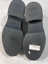 Load image into Gallery viewer, Chanel Gray Platform Loafers