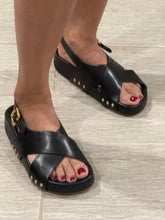 Load image into Gallery viewer, Chloe Black Mae Sandal