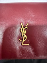 Load image into Gallery viewer, Saint Laurent YSL Burgundy Puffy Wallet