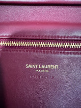 Load image into Gallery viewer, Saint Laurent YSL Burgundy Puffy Wallet