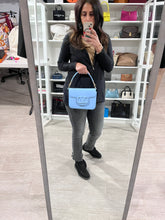 Load image into Gallery viewer, Valentino Garavani Loco Leather Blue Shoulder Bag