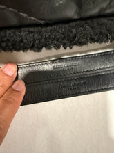 Load image into Gallery viewer, Saint Laurent YSL Black Shearling Nikki Crossbody Shoulder Bag