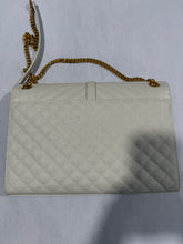 Load image into Gallery viewer, Saint Laurent YSL Large Envelope Cream Crossbody Shoulder bag