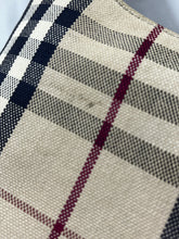 Load image into Gallery viewer, Burberry House Check Barrel Bag Espadrille Rubber Bottom