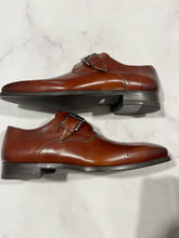 Load image into Gallery viewer, Magnanni Cognac Strap Dress Shoes Size 10.5
