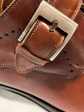Load image into Gallery viewer, Magnanni Cognac Strap Dress Shoes Size 10.5