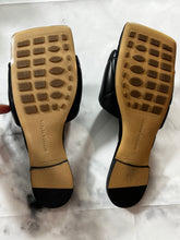 Load image into Gallery viewer, Bottega Veneta Black Slip On Lido Sandals