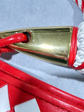 Load image into Gallery viewer, Bottega Veneta Bicolor Red White Sardine Bag