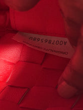 Load image into Gallery viewer, Bottega Veneta Bicolor Red White Sardine Bag