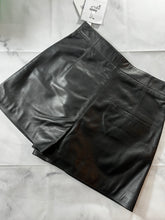 Load image into Gallery viewer, Christian Dior CD Buckle Leather Skort