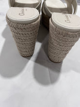 Load image into Gallery viewer, Dior 30 Montaigne Ivory Wedge Slide
