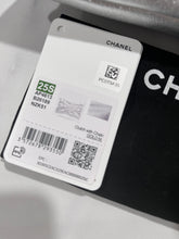 Load image into Gallery viewer, Chanel Silver Lambskin Leather Pearl Convertible Clutch/Crossbody