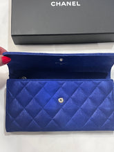 Load image into Gallery viewer, Chanel Cobalt Blue Long Wallet