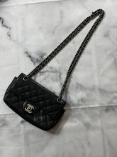 Load image into Gallery viewer, Chanel Black Caviar Extra Mini Rectangle Handbag