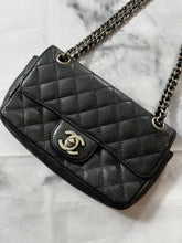 Load image into Gallery viewer, Chanel Black Caviar Extra Mini Rectangle Handbag