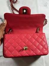 Load image into Gallery viewer, Chanel Pink Caviar Mini Rectangle Handbag