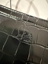 Load image into Gallery viewer, Christian Louboutin Black Croc Cabarock Tote Bag