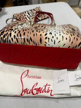 Load image into Gallery viewer, Christian Louboutin Patent Leather Leopard Cabata Tote Bag