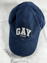 Load image into Gallery viewer, Balenciega Navy Blue Gay Pride Baseball Hat