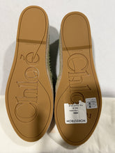 Load image into Gallery viewer, Chloe Green Crochet Espadrilles