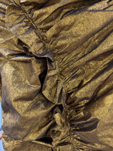 Load image into Gallery viewer, Ulla Johnson Gold Metallic Foil Dress