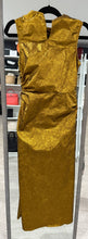 Load image into Gallery viewer, Ulla Johnson Gold Metallic Foil Dress
