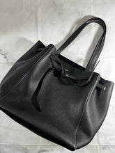 Load image into Gallery viewer, Celine Black Cabas Phantom Soft Grain Small Shoulder Bag