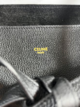 Load image into Gallery viewer, Celine Black Cabas Phantom Soft Grain Small Shoulder Bag