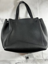 Load image into Gallery viewer, Celine Black Cabas Phantom Soft Grain Small Shoulder Bag