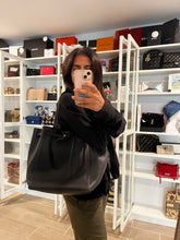 Load image into Gallery viewer, Celine Black Cabas Phantom Soft Grain Small Shoulder Bag