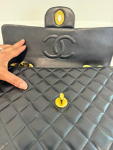Load image into Gallery viewer, Chanel Vintage Black Lambskin Maxi