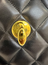 Load image into Gallery viewer, Chanel Vintage Black Lambskin Maxi