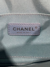 Load image into Gallery viewer, Chanel Black Leather Tweed Trim Crossbody Bag