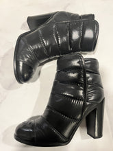 Load image into Gallery viewer, Chanel 11 A Black Puffer Short Boots