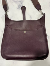 Load image into Gallery viewer, Hermes Evelyne II Plum Purple Palladium Hardware
