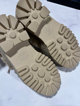 Load image into Gallery viewer, Chanel 22N Shearling Leather Ankle Chain Detail Booties