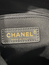 Load image into Gallery viewer, Chanel 19C Black Raffia Drawstring Bucket Bag