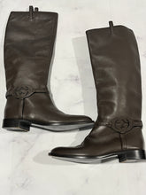 Load image into Gallery viewer, Gucci Brown GG Riding Boots