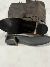 Load image into Gallery viewer, Gucci Brown GG Riding Boots
