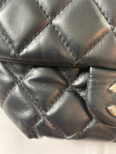 Load image into Gallery viewer, Chanel Black Silvertone Hardware Fanny Belt Bag