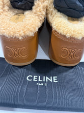 Load image into Gallery viewer, Celine Dana Shearling Wedge Platform Size 39.5