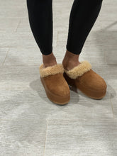 Load image into Gallery viewer, Celine Dana Shearling Wedge Platform Size 39.5