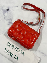 Load image into Gallery viewer, Bottega Veneta Red Patent Padded Cassette Crossbody