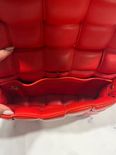 Load image into Gallery viewer, Bottega Veneta Red Patent Padded Cassette Crossbody