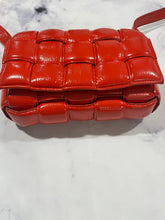 Load image into Gallery viewer, Bottega Veneta Red Patent Padded Cassette Crossbody