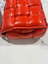 Load image into Gallery viewer, Bottega Veneta Red Patent Padded Cassette Crossbody